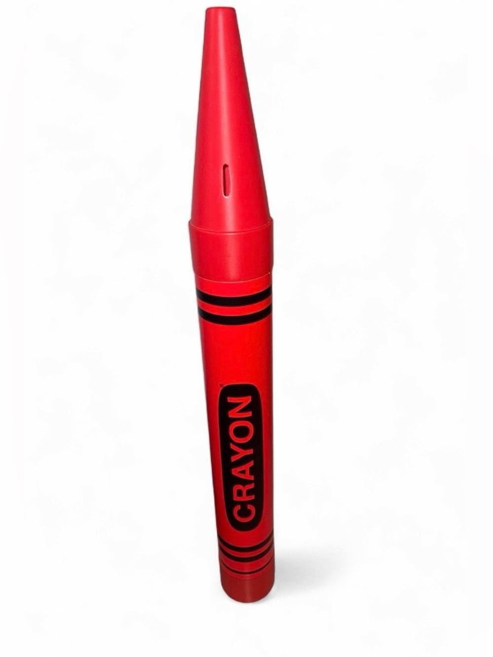Vintage 1988 35" Red Jumbo Crayon Coin Bank Made in USA Gift for Kids Teachers